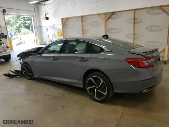 2022 Honda Accord Sedan Sport SE with VIN 1HGCV1F45NA082115, listed as a Copart auction lot 62451064 with 0 mi miles and Salvage Title. Bid and sale history available at carsss.com. Image 2.