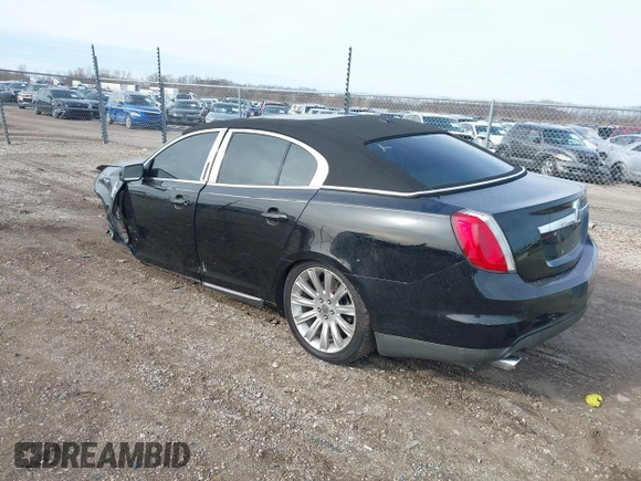 2012 Lincoln MKS with VIN 1LNHL9DR7CG800129, listed as a IAAI auction lot 41851280 with 144,992 mi miles. Bid and sale history available at carsss.com. Image 3.