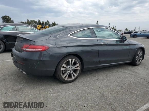 2022 Mercedes-Benz C 300 with VIN W1KWJ8DB3NG107789, listed as a Copart auction lot 59398755 with 63,435 mi miles and Salvage title. Bid and sale history available at DreamBid. Image 3.