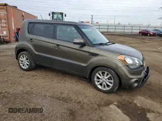 2013 Kia Soul + with VIN KNDJT2A61D7565736, listed as a Copart auction lot 49476795 with 134,706 mi miles and Salvage Title. Bid and sale history available at carsss.com. Image 4.