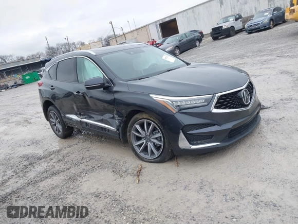 2020 Acura RDX Technology with VIN 5J8TC2H50LL003615, listed as a IAAI auction lot 41427217 with 61,952 mi miles and . Bid and sale history available at DreamBid. Image 1.