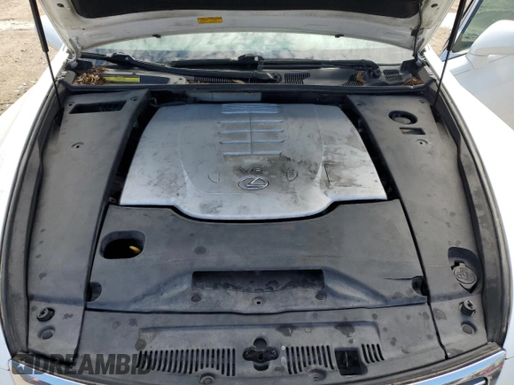2007 Lexus LS 460 with VIN JTHBL46F675022583, listed as a Copart auction lot 56271485 with 256,234 mi miles and Clean Title. Bid and sale history available at DreamBid. Image 11.