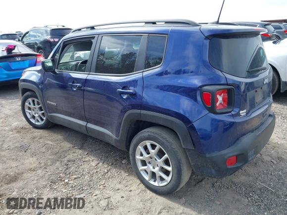 2020 Jeep Renegade Orange with VIN ZACNJABB8LPL68316, listed as a IAAI auction lot 41717518 with 110,430 mi miles and . Bid and sale history available at carsss.com. Image 3.