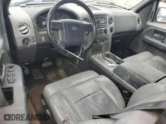 2006 Ford F-150 XLT with VIN 1FTPX145X6NA24050, listed as a Copart auction lot 55394625 with 209,137 mi miles and Salvage title. Bid and sale history available at DreamBid. Image 8.
