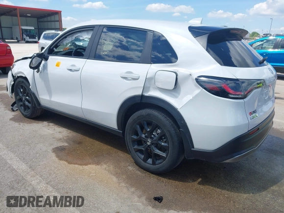 2024 Honda HR-V Sport with VIN 3CZRZ1H57RM761566, listed as a IAAI auction lot 42196492 with 12,113 mi miles and . Bid and sale history available at DreamBid. Image 3.