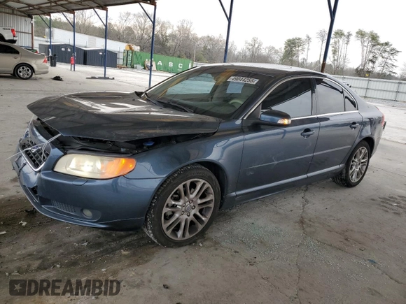 2007 Volvo S80 I6 with VIN YV1AS982971031562, listed as a Copart auction lot 49044255 with 135,237 mi miles and Salvage Title. Bid and sale history available at carsss.com. Image 1.