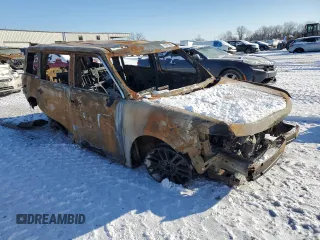 2019 Ford Flex SEL with VIN 2FMGK5C81KBA01114, listed as a Copart auction lot 43971955 with 0 mi miles and Non Repairable. Bid and sale history available at carsss.com. Image 4.