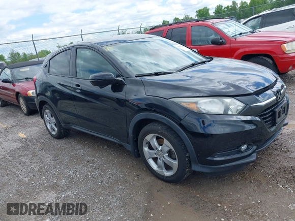 2016 Honda HR-V EX with VIN 3CZRU6H56GM746775, listed as a IAAI auction lot 42144788 with 64,830 mi miles and . Bid and sale history available at DreamBid. Image 1.