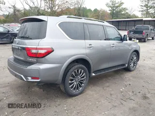 2022 Nissan Armada Platinum with VIN JN8AY2DA1N9393526, listed as a IAAI auction lot 40959780 with 70,000 mi miles. Bid and sale history available at carsss.com. Image 4.