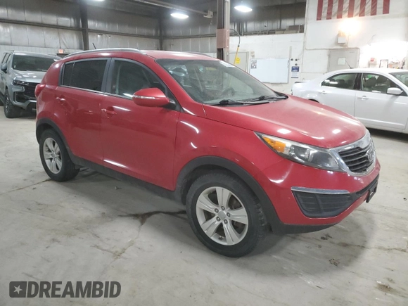 2012 Kia Sportage LX with VIN KNDPB3A29C7224695, listed as a Copart auction lot 53235665 with Not provided miles and Salvage title. Bid and sale history available at DreamBid. Image 4.