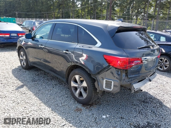 2015 Acura MDX with VIN 5FRYD4H23FB014665, listed as a IAAI auction lot 42146423 with 90,776 mi miles and . Bid and sale history available at DreamBid. Image 3.