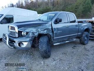 2005 Dodge Ram 2500 SLT with VIN 3D7KS28D45G745834, listed as a Copart auction lot 79509284 with 125,921 mi miles and Salvage Title. Bid and sale history available at carsss.com. Image 1.