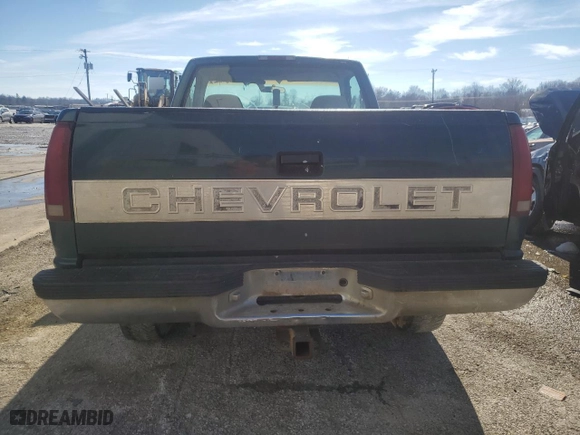 1995 Chevrolet C/K 1500 with VIN 1GCEK14K5SZ237180, listed as a Copart auction lot 89014625 with 253,605 mi miles and Salvage Title. Bid and sale history available at carsss.com. Image 6.