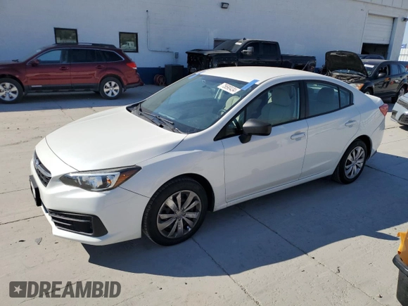 2021 Subaru Impreza with VIN 4S3GKAB69M3600925, listed as a Copart auction lot 75690434 with 46,784 mi miles and Salvage Title. Bid and sale history available at carsss.com. Image 1.