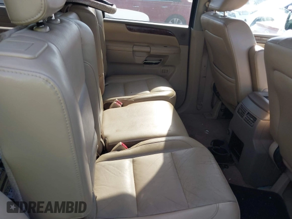 2011 Nissan Armada SV with VIN 5N1BA0ND4BN614438, listed as a IAAI auction lot 40604183 with 150,063 mi miles and . Bid and sale history available at DreamBid. Image 8.