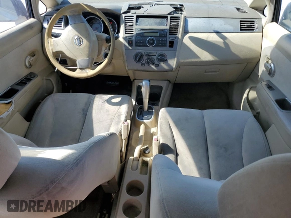 2007 Nissan Versa 1.8 S with VIN 3N1BC13E47L364788, listed as a Copart auction lot 43034595 with 206,488 mi miles and Salvage Title. Bid and sale history available at carsss.com. Image 8.