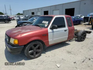 2002 Ford Ranger XL Fleet with VIN 1FTYR44U62TA58757, listed as a Copart auction lot 62683455 with 176,398 mi miles and Clean title. Bid and sale history available at DreamBid. Image 1.