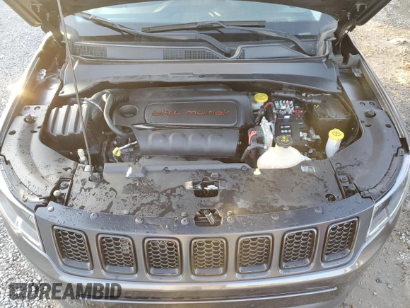 2020 Jeep Compass Latitude with VIN 3C4NJCBB7LT257392, listed as a Copart auction lot 47266465 with 68,883 mi miles and Salvage Title. Bid and sale history available at carsss.com. Image 12.