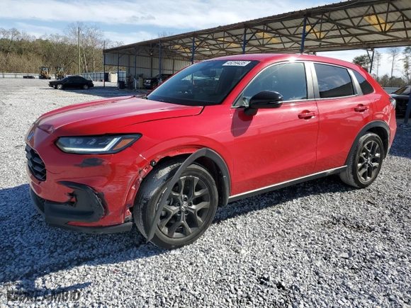 2024 Honda HR-V Sport with VIN 3CZRZ1H57RM748400, listed as a Copart auction lot 45259435 with 41,863 mi miles and Salvage Title. Bid and sale history available at carsss.com. Image 1.