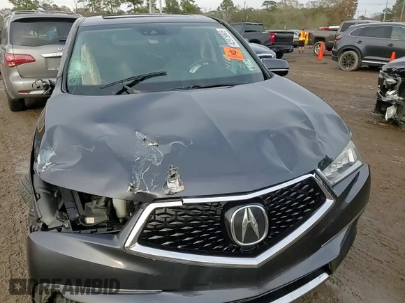 2020 Acura MDX w/Technology Pkg with VIN 5J8YD3H56LL001523, listed as a Copart auction lot 42975805 with 0 mi miles and Salvage Title. Bid and sale history available at carsss.com. Image 11.