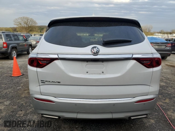 2023 Buick Enclave Premium with VIN 5GAEVBKW6PJ263815, listed as a Copart auction lot 54877715 with 14,983 mi miles and Salvage Title. Bid and sale history available at DreamBid. Image 6.