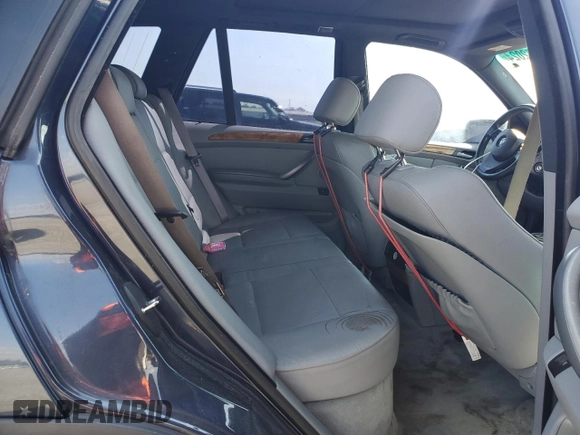 2006 BMW X5 4.4i with VIN 5UXFB53586LV27489, listed as a Copart auction lot 76172024 with 0 mi miles and Salvage Title. Bid and sale history available at carsss.com. Image 11.