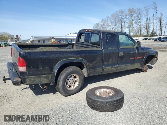 1998 Dodge Dakota SLT with VIN 1B7GG22Y6WS535551, listed as a Copart auction lot 51713355 with Not Provided miles and Clean Title. Bid and sale history available at carsss.com. Image 3.