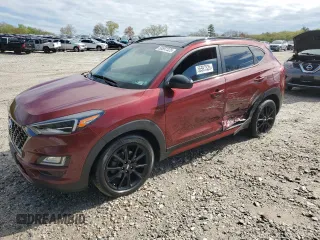 2019 Hyundai Tucson SEL z VIN KM8J3CAL8KU990117, wystawiony jako Copart lot #55597325 z przebiegiem 46 642 mil mil oraz Szkoda całkowita • Salvage title. Historia ofert i sprzedaży dostępna na DreamBid. Obrazek 1.
