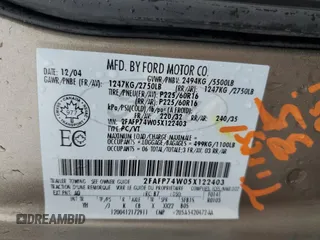 2005 Ford Crown Victoria LX z VIN 2FAFP74W05X122403, wystawiony jako Copart lot #45305825 z przebiegiem 202 381 mil mil oraz Szkoda całkowita • Salvage title. Historia ofert i sprzedaży dostępna na DreamBid. Obrazek 12.