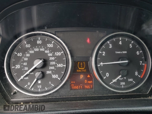 2011 BMW 3 Series 328i with VIN WBADW3C50BE538600, listed as a Copart auction lot 46969545 with 109,511 mi miles and Clean Title. Bid and sale history available at carsss.com. Image 9.