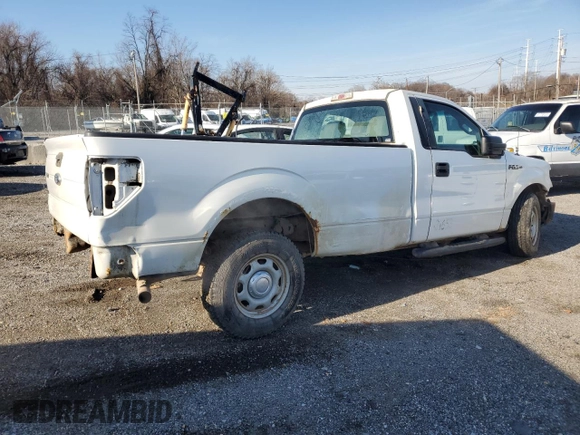 2013 Ford F-150 XL with VIN 1FTNF1EF8DKF54369, listed as a Copart auction lot 81632944 with 40,639 mi miles and Non repairable. Bid and sale history available at DreamBid. Image 3.