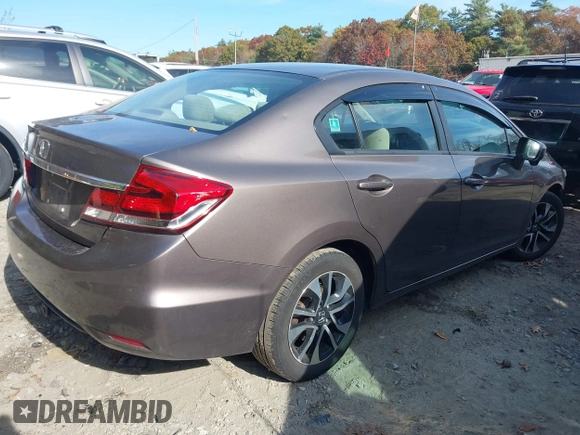 2015 Honda Civic EX with VIN 2HGFB2F80FH507306, listed as a IAAI auction lot 40719705 with 102,148 mi miles and . Bid and sale history available at DreamBid. Image 4.