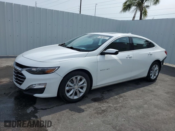 2024 Chevrolet Malibu LT with VIN 1G1ZD5ST0RF229720, listed as a Copart auction lot 55753105 with 21,414 mi miles and Clean Title. Bid and sale history available at DreamBid. Image 1.