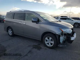 2013 Nissan Quest SV with VIN JN8AE2KP3D9064972, listed as a Copart auction lot 48404305 with 83,205 mi miles and Salvage title. Bid and sale history available at DreamBid. Image 4.