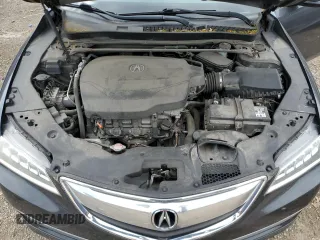 2015 Acura TLX Technology with VIN 19UUB3F57FA008214, listed as a Copart auction lot 58093535 with 106,741 mi miles and Salvage title. Bid and sale history available at DreamBid. Image 11.