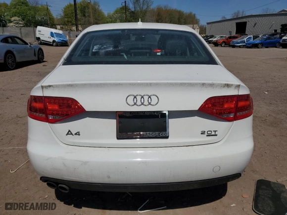 2012 Audi A4 2.0T Premium with VIN WAUBFAFL3CA115914, listed as a Copart auction lot 54256245 with 92,015 mi miles and Clean Title. Bid and sale history available at carsss.com. Image 6.