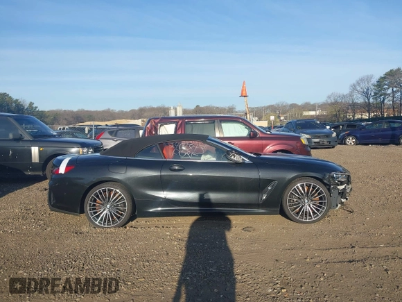 2022 BMW 8 Series with VIN WBAFY4C02NCJ40821, listed as a IAAI auction lot 42026132 with Not provided miles and . Bid and sale history available at DreamBid. Image 12.