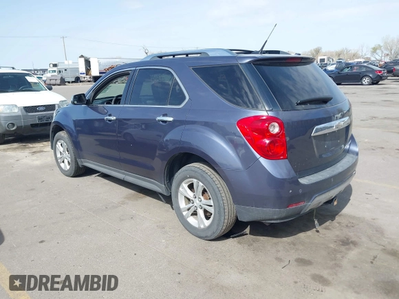 2013 Chevrolet Equinox LTZ with VIN 2GNALFEK1D6146484, listed as a IAAI auction lot 41981883 with 201,394 mi miles. Bid and sale history available at carsss.com. Image 3.