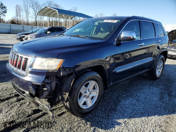 2013 Jeep Grand Cherokee Laredo with VIN 1C4RJEAG6DC561496, listed as a Copart auction lot 45977855 with 253,615 mi miles and Salvage Title. Bid and sale history available at carsss.com. Image 1.