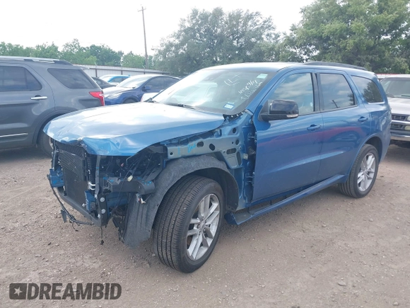 2025 Dodge Durango GT Plus with VIN 1C4RDJDG9SC517906, listed as a IAAI auction lot 42164264 with 1,247 mi miles and . Bid and sale history available at DreamBid. Image 2.