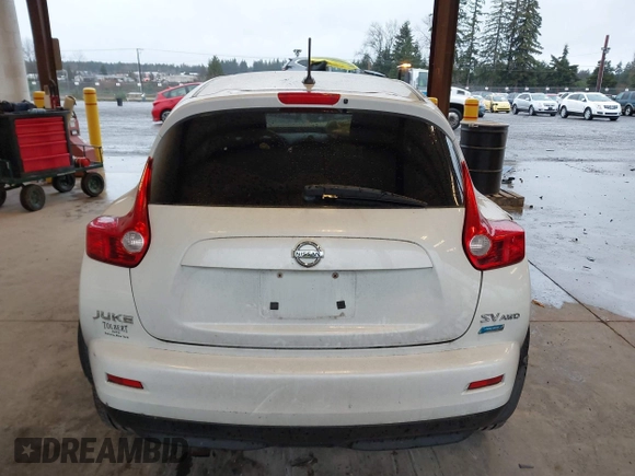 2013 Nissan Juke S with VIN JN8AF5MV1DT221881, listed as a IAAI auction lot 41192176 with 71,042 mi miles. Bid and sale history available at carsss.com. Image 17.