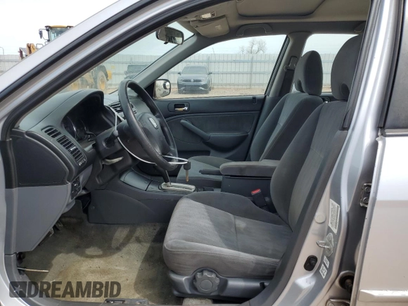 2004 Honda Civic EX with VIN 2HGES26704H528124, listed as a Copart auction lot 51548095 with 263,555 mi miles and Salvage Title. Bid and sale history available at DreamBid. Image 7.