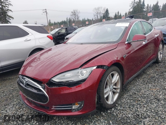 2012 Tesla Model S Performance with VIN 5YJSA1DP3CFS00394, listed as a IAAI auction lot 41309464 with 91,561 mi miles and . Bid and sale history available at DreamBid. Image 6.