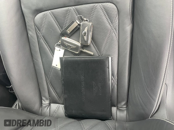 2014 Bentley Continental GT V8 with VIN SCBGT3ZA3EC091468, listed as a Copart auction lot 42641605 with 22,990 mi miles and Clean Title. Bid and sale history available at DreamBid. Image 5.
