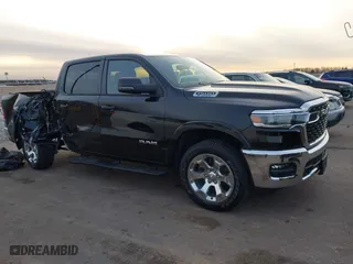 2025 Ram 1500 Big Horn with VIN 1C6RRFFG6SN504120, listed as a IAAI auction lot 41278022 with 8,027 mi miles. Bid and sale history available at carsss.com. Image 1.