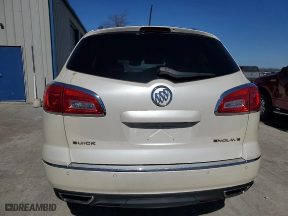 2014 Buick Enclave Premium with VIN 5GAKRCKD2EJ186000, listed as a Copart auction lot 46842085 with 106,639 mi miles and Salvage Title. Bid and sale history available at carsss.com. Image 6.