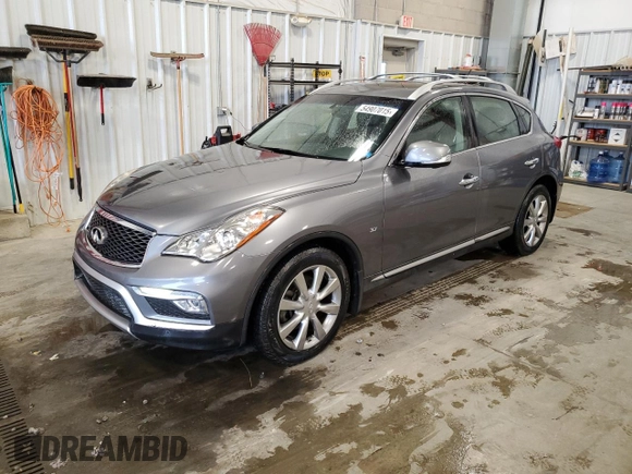 2017 Infiniti QX50 z VIN JN1BJ0RR2HM410930, wystawiony jako Copart lot #54907015 z przebiegiem 74 238 mil mil oraz Szkody całkowita. Historia ofert i sprzedaży dostępna na DreamBid. Obrazek 1.