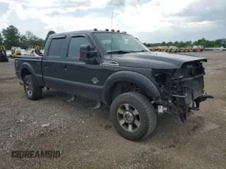 2015 Ford F-350 Platinum with VIN 1FT8W3BT3FEA80237, listed as a Copart auction lot 62143485 with 291,283 mi miles and Salvage title. Bid and sale history available at DreamBid. Image 4.