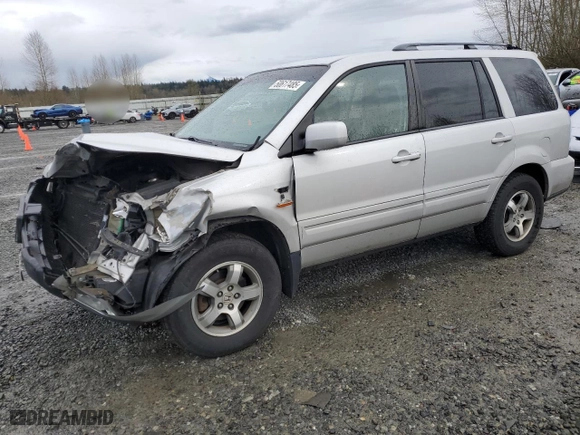 2008 Honda Pilot EX-L with VIN 5FNYF18748B045951, listed as a Copart auction lot 50617485 with 176,074 mi miles and Salvage Title. Bid and sale history available at carsss.com. Image 1.