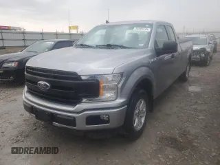 2020 Ford F-150 XL with VIN 1FTEX1C52LKE37506, listed as a Copart auction lot 50596575 with 75,648 mi miles and Salvage Title. Bid and sale history available at DreamBid. Image 1.